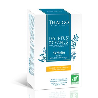 Herbata ziołowa dla relaksu Thalgo Organic Infus'Oceanes Serenity 24 g - zdjęcie główne